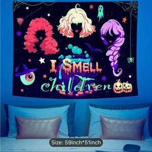 2/$25 Hocus Pocus Halloween Tapestry